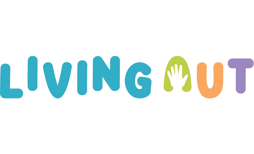 2024 logo LIVING AUT bianco
